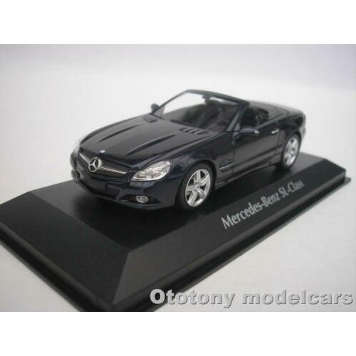 Mercedes Benz SL-Class 2008 Blauw Metallic 1/43 Maxichamps