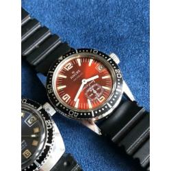 3 midzise duikhorloges diver vintage horloge
