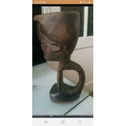 Kuba Congo afrikaanse houten beker Palm wijn cup