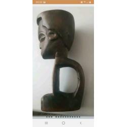 Kuba Congo afrikaanse houten beker Palm wijn cup