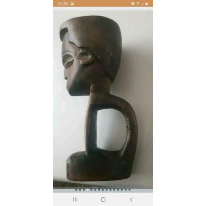 Kuba Congo afrikaanse houten beker Palm wijn cup