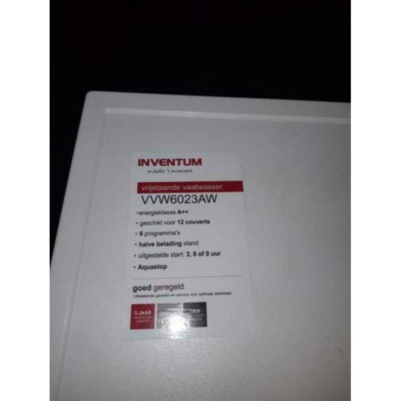Inventum VVW6023AW vaatwasser