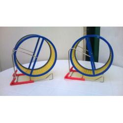 Twee Loopwielen comfortabie Ø = 21cm ( # 183).