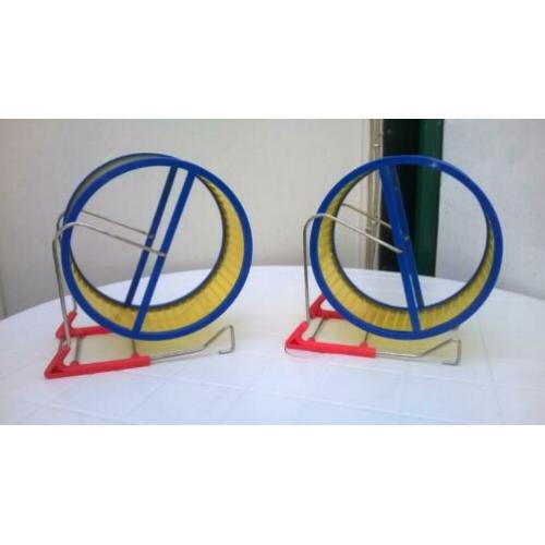 Twee Loopwielen comfortabie Ø = 21cm ( # 183).