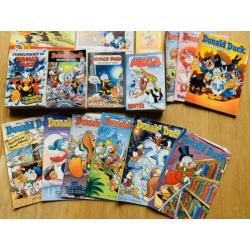 23 stuks Donald Duck: 14 pockets/ boeken en 9 tijdschriften