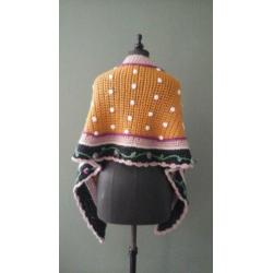 Gehaakte omslagdoek/stola/grote sjaal/handmade/nieuw??