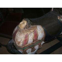 Groot Carousselpaard of kermispaard.