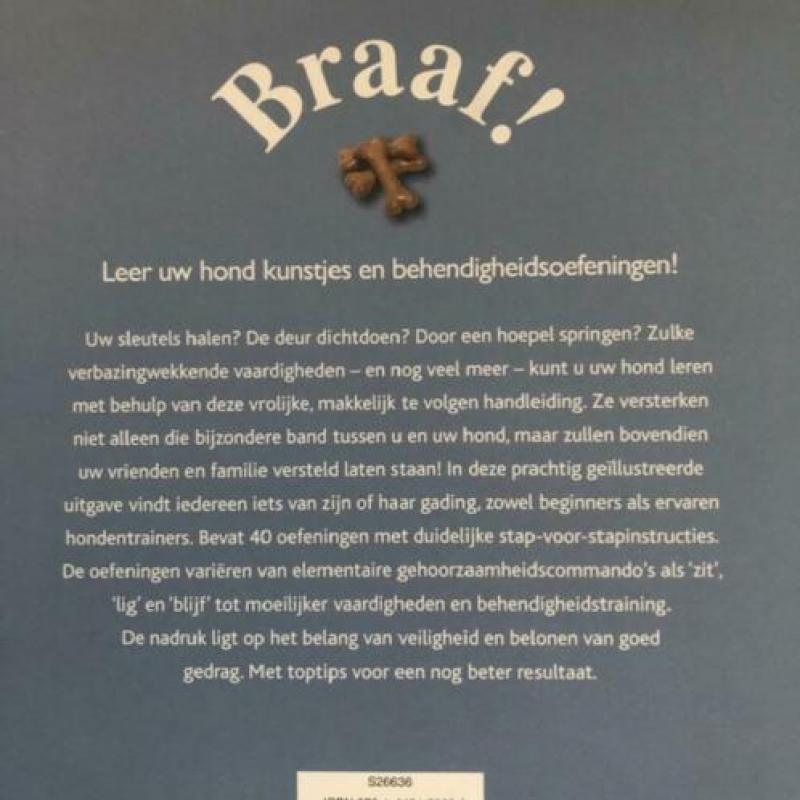 BRAAF leer je hond kunstjes NIEUW hardcover
