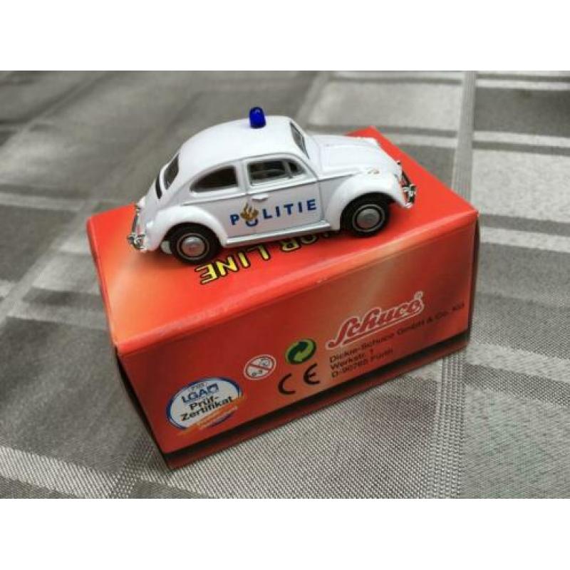 Schuco Volkswagen Kever politie uitvoering 1:72