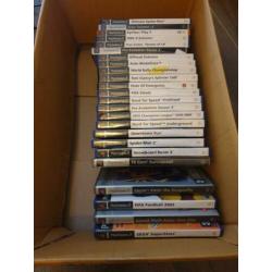 Ps2 spelcomputer, 3 controllers, camera, memorycrd, 24 games