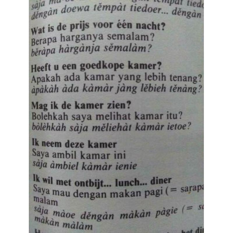 Wat & Hoe - Indonesisch - woorden, zinnen,Red/1981