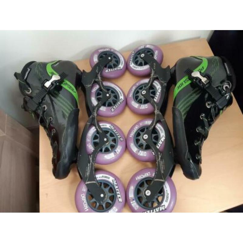 Gave groene powerslide vision skeelers maat 42