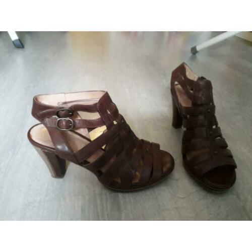 bruine 5th Avenue schoenen met hak mt 37