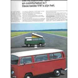 autofolder Volkswagen modellenoverzicht augustus 1968