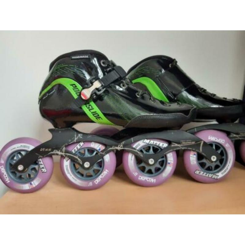 Gave groene powerslide vision skeelers maat 42