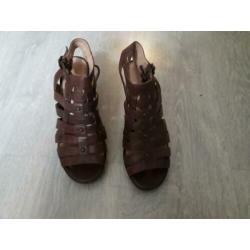 bruine 5th Avenue schoenen met hak mt 37
