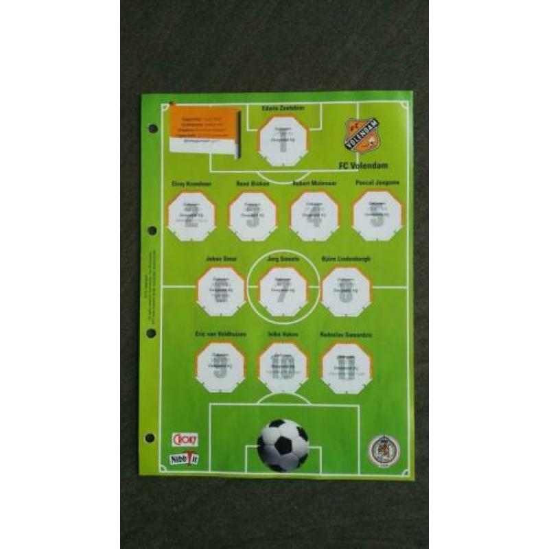 Topshots Elftal FC Volendam seizoen 1995/1996 (flippo)