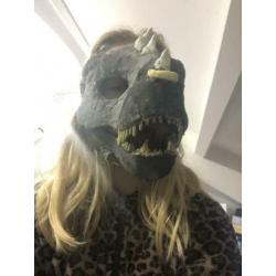 Dino mask commissies (MET KLEI)