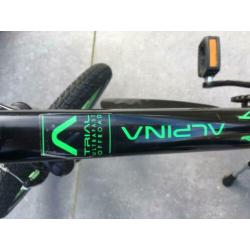 Alpine Trial jongens fiets 18 inch zwart/groen