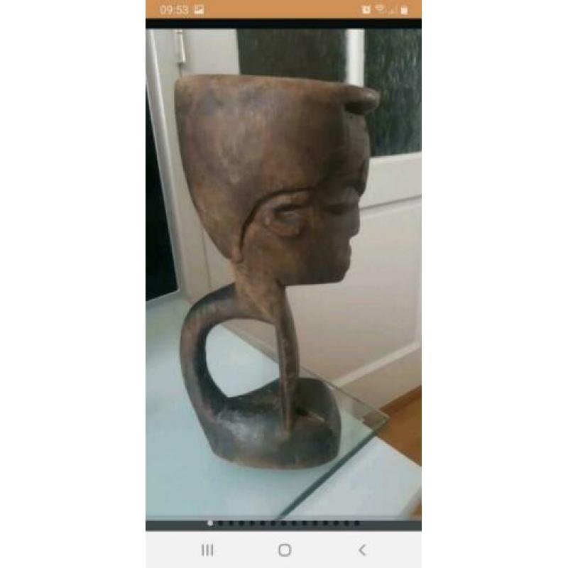 Kuba Congo afrikaanse houten beker Palm wijn cup