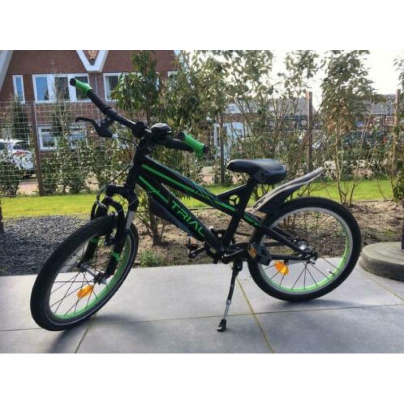 Alpine Trial jongens fiets 18 inch zwart/groen