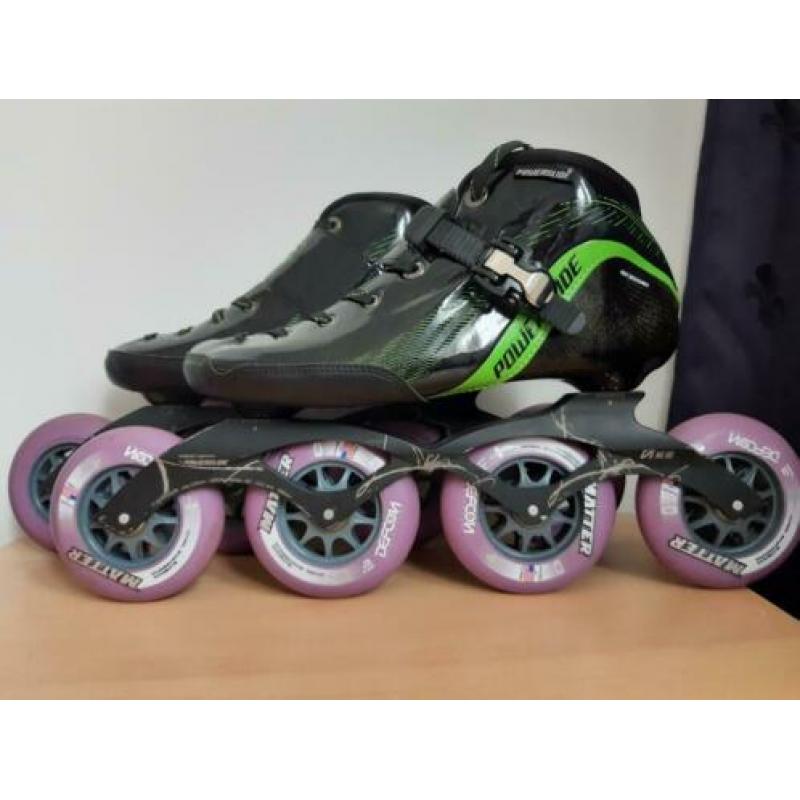 Gave groene powerslide vision skeelers maat 42