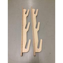Kiteboard/snowboard/skateboard/longboard houder wandset