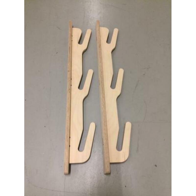 Kiteboard/snowboard/skateboard/longboard houder wandset