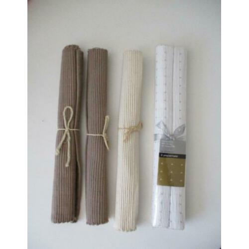 Katoenen placemats, nieuw