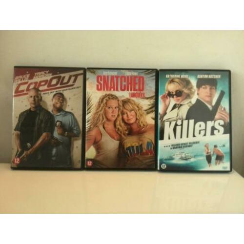 Set dvd's Comedy genre: Snatched, Copout & Killers