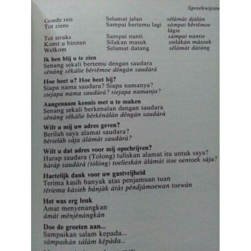 Wat & Hoe - Indonesisch - woorden, zinnen,Red/1981