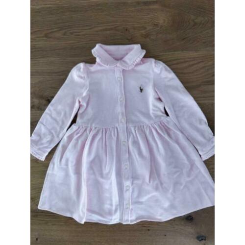 Nieuw roze Ralph Lauren jurkje 18 maanden met kaartjes eraan