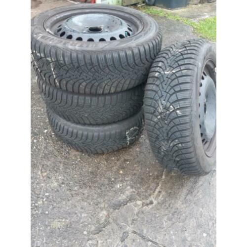 winterbanden met stalen velg 16inche (Ford Focus,C-max,Monde