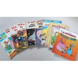 Stapel stripboeken Donald Duck, Suske en Wiske etc.