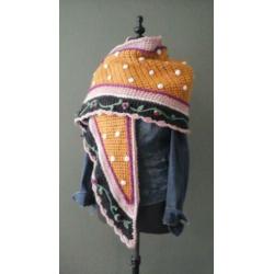 Gehaakte omslagdoek/stola/grote sjaal/handmade/nieuw??