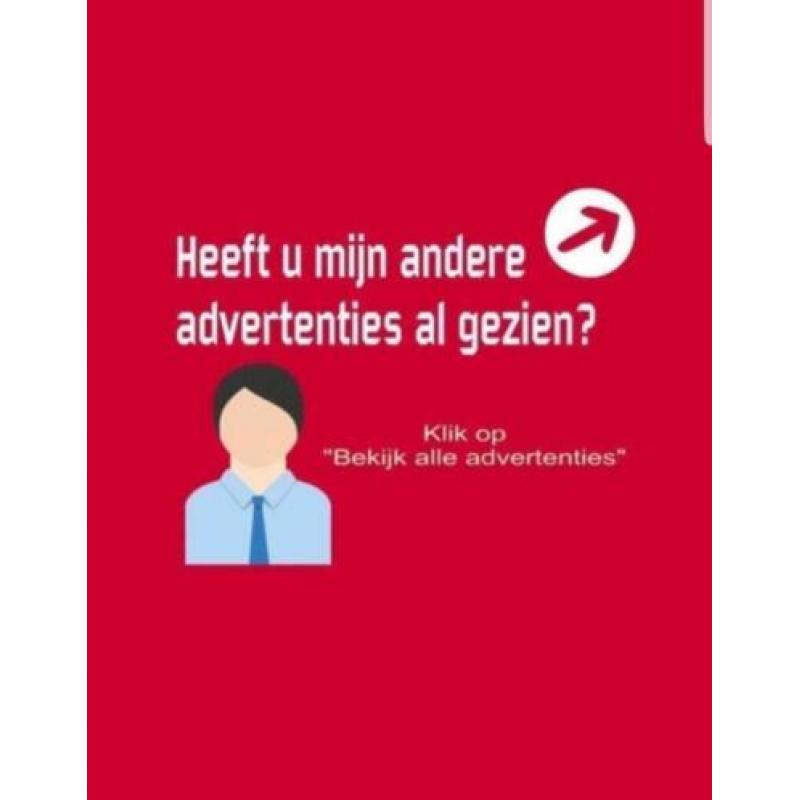 Uitverkoop!! Metalen opbergbak voor €40,-!