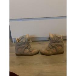 Beige Isabel Marant sneakers