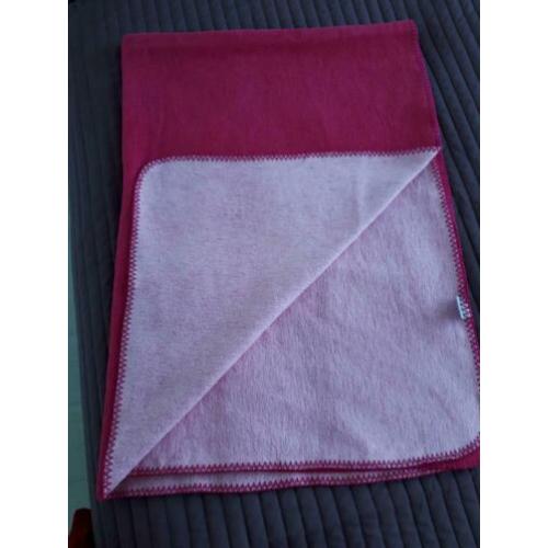 Prenatal roze deken afmeting: 160 bij 110 cm+lakentje