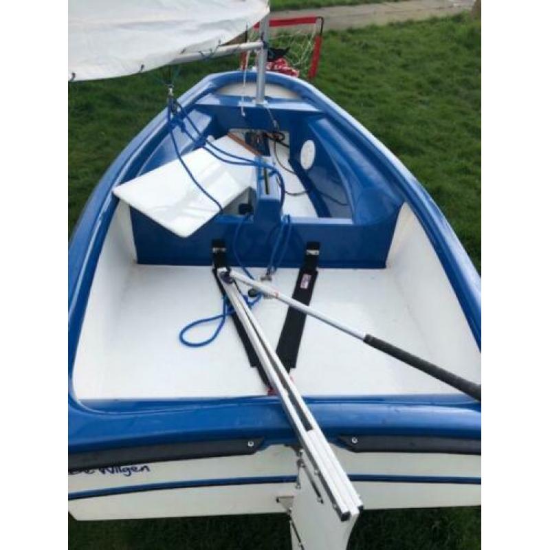 Optimist inclusief kalf strandtrailer