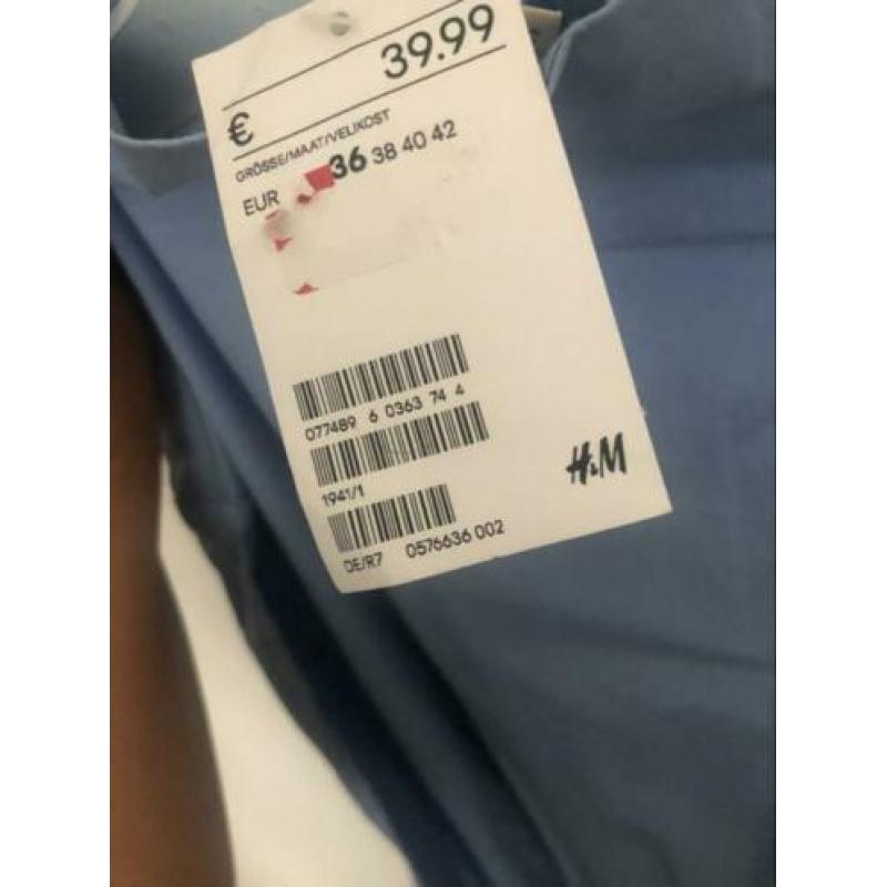 H&M jurk, blouse nieuw