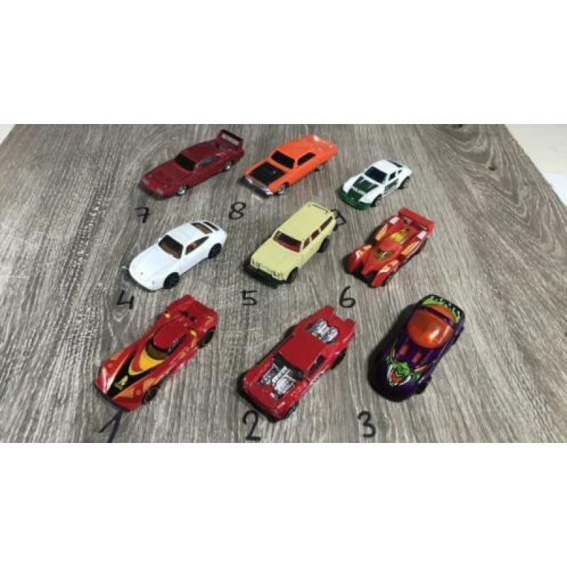 Hotwheels 1/64 modellen auto’s 1.25 per stuk VAVB