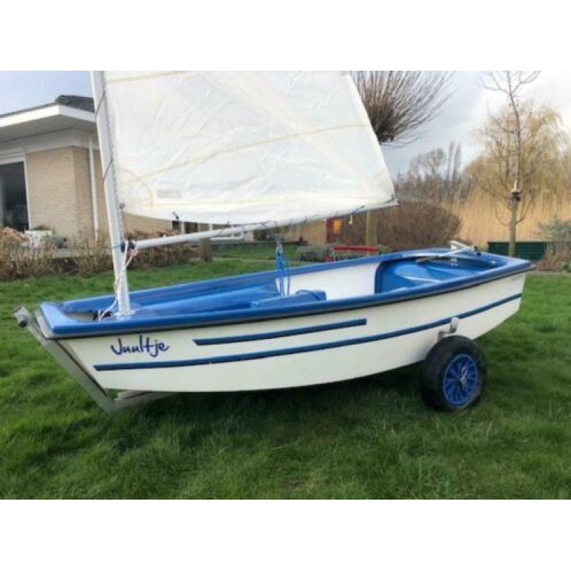 Optimist inclusief kalf strandtrailer