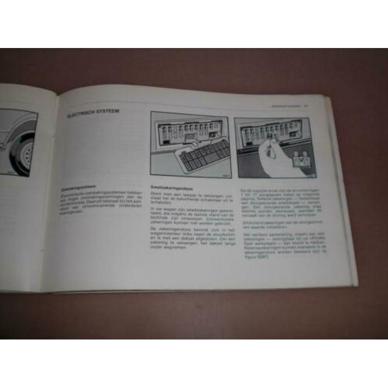 Handleiding/ instructieboekje Opel Kadett/ 1982