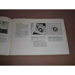 Handleiding/ instructieboekje Opel Kadett/ 1982