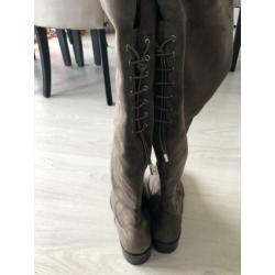 laarzen Bruin Taupe kleurige suède look mt 41
