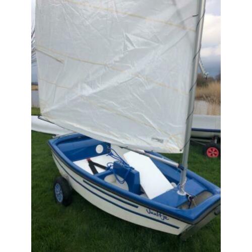 Optimist inclusief kalf strandtrailer