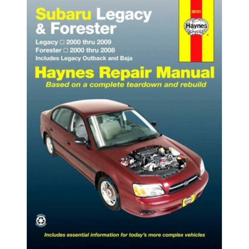 Subaru Legacy + Forester 2000 - 2009 / Aanbieding + verz. !!