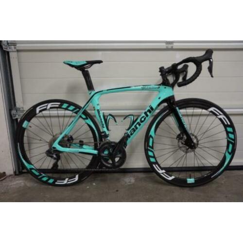 Bianchi racefiets wielen FFWD F4D schijfrem nw €2.199,- !