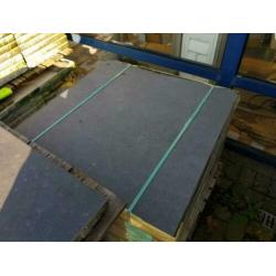 10,08m² geoceramica antraciet 80x80x4 terrastegels s-partij