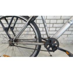 Jongens Fiets 24 inch Grijs.
